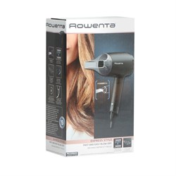 Фен Rowenta CV1803F0, 1600 Вт, DC мотор, 2 режима, хол.воздух, концентратор, чёрный - фото 51415495