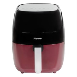 Аэрогриль Pioneer SM503D, 1500 Вт, 5 л, чёрный с бордовым - фото 51415571