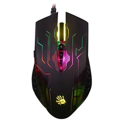 Мышь A4Tech Bloody Q51 черный/рисунок оптическая (6200dpi) USB (8but) - фото 51416439