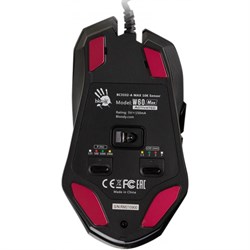 Мышь A4Tech Bloody W60 Max черный оптическая (10000dpi) USB (10but) - фото 51416505