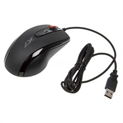 Мышь оптическая A4Tech X87, 2400 dpi, USB, 8 кнопок, чёрная - фото 51416600