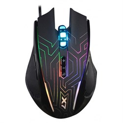 Мышь оптическая A4Tech X87, 2400 dpi, USB, 8 кнопок, чёрная - фото 51416606