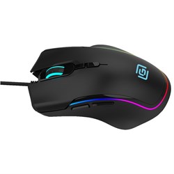 Мышь Оклик 729G LABYRINTH черный оптическая (6400dpi) USB для ноутбука (7but) - фото 51416717