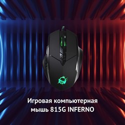 Мышь Оклик 815G INFERNO черный оптическая (2400dpi) USB (6but) - фото 51416760