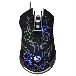 Мышь SunWind SW-M705G черный оптическая (3600dpi) USB для ноутбука (6but) - фото 51416847