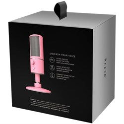 Микрофон проводной Razer Seiren X Quartz 2м розовый - фото 51416967