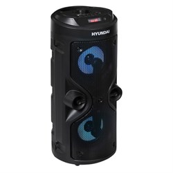 Минисистема Hyundai H-MC150 черный 50Вт FM USB BT SD/MMC - фото 51417031