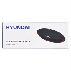 Колонка порт. Hyundai H-PAC160 черный/оранжевый 6W 1.0 BT/3.5Jack/USB - фото 51417344