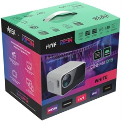Проектор Hiper Cinema D15 White LCD 10000Lm 3000:1 ресурс лампы:50000часов 2xUSB typeA 1xHDM   10044 - фото 51417674