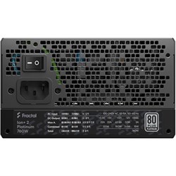 Блок питания Fractal Design ATX 750W ION+2 760 80+ platinum (24+4+4pin) APFC 140mm fan 10xSA   10044 - фото 51418131