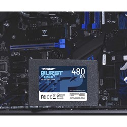 Накопитель SSD Patriot SATA III 480GB PBE480GS25SSDR Burst Elite 2.5" - фото 51419275