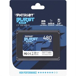 Накопитель SSD Patriot SATA III 480GB PBE480GS25SSDR Burst Elite 2.5" - фото 51419277