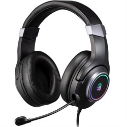 Наушники с микрофоном A4Tech Bloody G350 черный 2м мониторные USB оголовье (G350 USB/ BLACK)   10045 - фото 51422007
