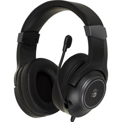 Наушники с микрофоном A4Tech Bloody G350 черный 2м мониторные USB оголовье (G350 USB/ BLACK)   10045 - фото 51422014