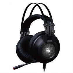 Наушники с микрофоном A4Tech Bloody G525 черный 2м мониторные оголовье (G525 BLACK) - фото 51422036