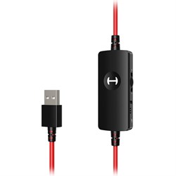 Наушники с микрофоном Edifier G1 черный 2.5м накладные USB оголовье - фото 51422103