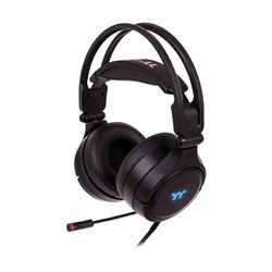 Наушники с микрофоном Thermaltake Riing Pro черный накладные USB оголовье (GHT-RPR-DIECBK-29   10045 - фото 51422198