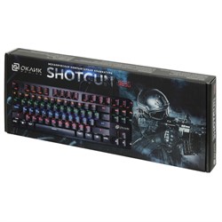 Клавиатура Оклик 969G SHOTGUN механическая черный USB Multimedia for gamer LED - фото 51422338