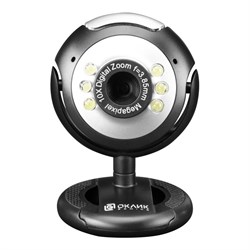 Камера Web Оклик OK-C8825, 0.3 Мп, 640×480, USB 2.0, с микрофоном, чёрная - фото 51422578