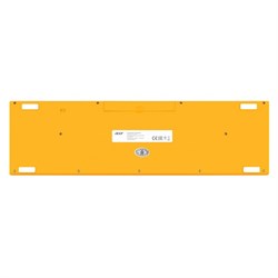 Клавиатура + мышь Acer OCC200 клав:желтый/белый мышь:белый/желтый USB беспроводная slim Mult   10046 - фото 51422895