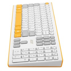 Клавиатура + мышь Acer OCC200 клав:желтый/белый мышь:белый/желтый USB беспроводная slim Mult   10046 - фото 51422898