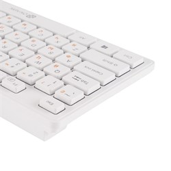 Клавиатура + мышь Оклик 240M клав:белый мышь:белый USB беспроводная slim Multimedia (1091258   10046 - фото 51422942