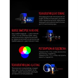 Клавиатура A4Tech Bloody B820N механическая черный/красный USB for gamer LED - фото 51423047