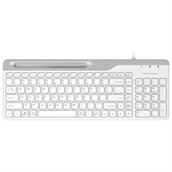 Клавиатура A4Tech Fstyler FK25 белый/серый USB slim - фото 51423163