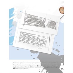 Клавиатура A4Tech Fstyler FK25 черный/серый USB slim - фото 51423178