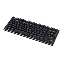 Клавиатура Acer OKW126, механическая, USB, для геймеров, LED, чёрная - фото 51423342
