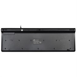 Клавиатура Оклик 490ML черный USB slim Multimedia LED - фото 51423518