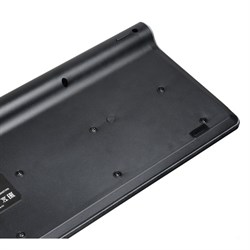 Клавиатура Оклик 490ML черный USB slim Multimedia LED - фото 51423519