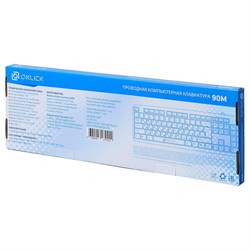 Клавиатура Оклик 90M черный USB - фото 51423590