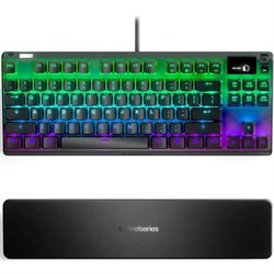 Клавиатура Steelseries Apex Pro TKL механическая черный USB for gamer LED (подставка для зап   10046 - фото 51423605