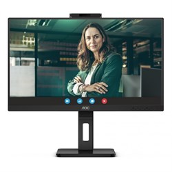 Монитор AOC 23.8" 24P3QW черный IPS LED 16:9 HDMI M/M Cam матовая HAS Piv 300cd 178гр/178гр   100461 - фото 51423804