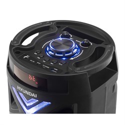 Минисистема Hyundai H-MC180 черный 80Вт FM USB BT SD/MMC - фото 51423849