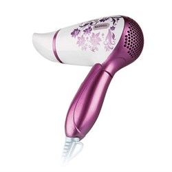 Фен Maxwell MW-2006 PK, 1200 Вт, 2 температурных режима, 2 скорости, бело-розовый - фото 51424763