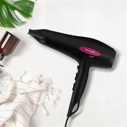 Фен Maxwell MW-2024, 2200 Вт, 2 скорости, 3 режима, 1 насадка, холодный воздух - фото 51424940