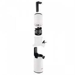 Соковыжималка Scarlett SC-JE50S59, шнековая, 130 Вт, 0.6/0.6 л, 55 об/мин, бело-чёрная - фото 51424965