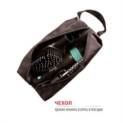 Фен-щётка Pioneer HB-1003D, 1000 Вт, 2 температурных режима, чёрно-бирюзовая - фото 51425064