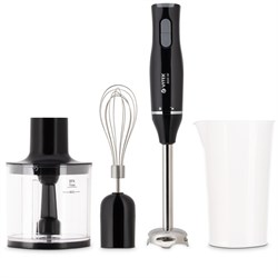 Блендер Vitek VT-3424, погружной, 800 Вт, 0.45/0.7 л, 2 скорости, чёрный - фото 51425308