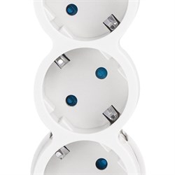 Сетевой фильтр, 5 гнезд, 1,5м, с/з, со шторками, с выкл, 2200Вт, 10А, белый, 32574 1, duwi - фото 51425407