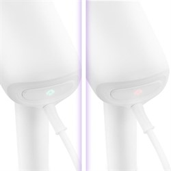 Отпариватель Kitfort КТ-966, ручной, 800 Вт, 110 мл, 20 г/мин, шнур 1.9 м, белый - фото 51426005