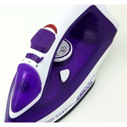 Утюг Econ ECO-BI2201, 2200Вт, керамическая подошва, 40 г/мин, 300 мл, цвет фиолетовый - фото 51426140