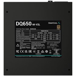 Блок питания Deepcool ATX 650W DQ650-M-V2L 80+ gold (24+4+4pin) APFC 120mm fan 8xSATA Cab Ma   10044 - фото 51426425