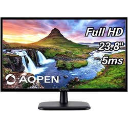 Монитор Aopen 23.8"24CV1Ybi черный VA LED 5ms 16:9 HDMI матовая 250cd 178гр/178гр 1920x1080 - фото 51426808
