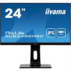 Монитор Iiyama 23.8" ProLite XUB2492HSC-B1 черный IPS LED 16:9 HDMI M/M матовая HAS Piv 250c   10046 - фото 51427497