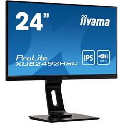Монитор Iiyama 23.8" ProLite XUB2492HSC-B1 черный IPS LED 16:9 HDMI M/M матовая HAS Piv 250c   10046 - фото 51427499