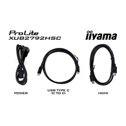 Монитор Iiyama 27" ProLite XUB2792HSC-B1 черный IPS LED 16:9 HDMI M/M матовая HAS Piv 250cd   100464 - фото 51427549