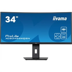 Монитор Iiyama 34" ProLite XCB3494WQSN-B5 черный IPS LED 0.4ms 21:9 HDMI M/M матовая HAS 300   10046 - фото 51427560